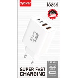 Chargeur J8269 PD/QC 40W...